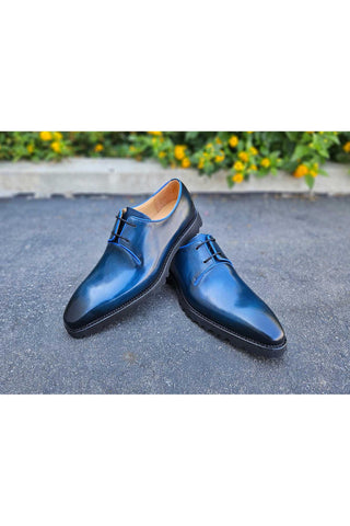 Carrucci KS480-101 Leather Derby-AmbrogioShoes