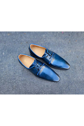 Carrucci KS480-101 Leather Derby-AmbrogioShoes