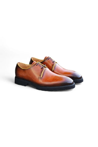 Carrucci KS480-101 Leather Derby-AmbrogioShoes