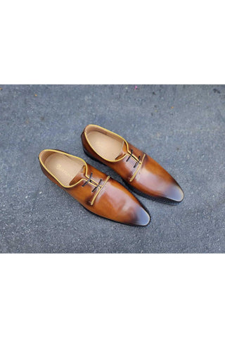 Carrucci KS480-101 Leather Derby-AmbrogioShoes