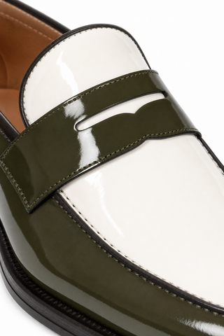 Carrucci KS480-102PT Patent Penny Loafer-AmbrogioShoes