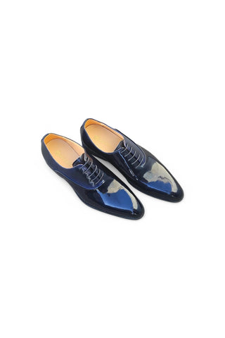 Carrucci KS480-110 Patent & Leather Oxford-AmbrogioShoes