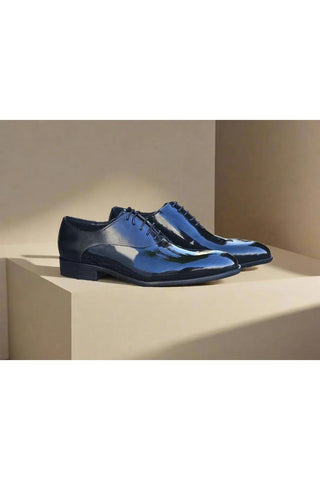 Carrucci KS480-110 Patent & Leather Oxford-AmbrogioShoes
