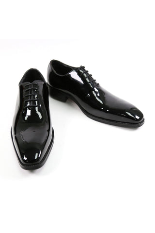 Carrucci KS503-101P Patent Wholecut Oxford-AmbrogioShoes