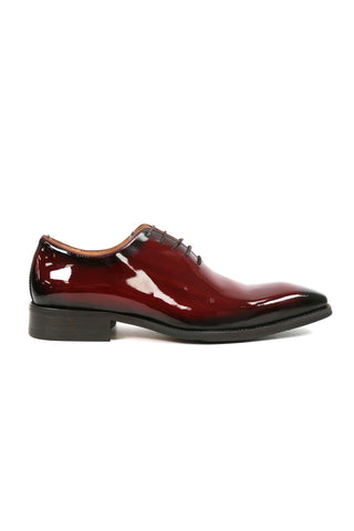 Carrucci KS503-101P Patent Wholecut Oxford-AmbrogioShoes