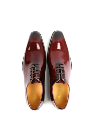 Carrucci KS503-101P Patent Wholecut Oxford-AmbrogioShoes
