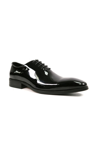 Carrucci KS503-101P Patent Wholecut Oxford-AmbrogioShoes