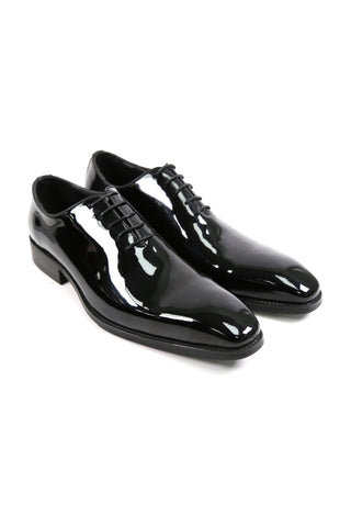 Carrucci KS503-101P Patent Wholecut Oxford-AmbrogioShoes