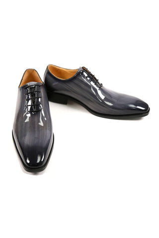 Carrucci KS503-101P Patent Wholecut Oxford-AmbrogioShoes
