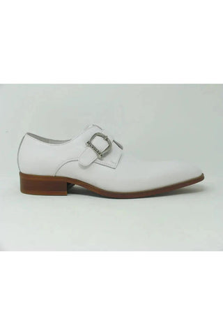 Carrucci KS503-35 Leather Single Monk-Strap