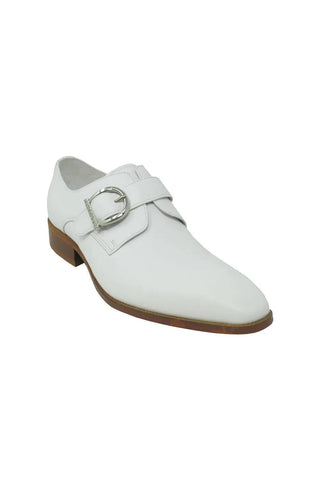 Carrucci KS503-35 Leather Single Monk-Strap