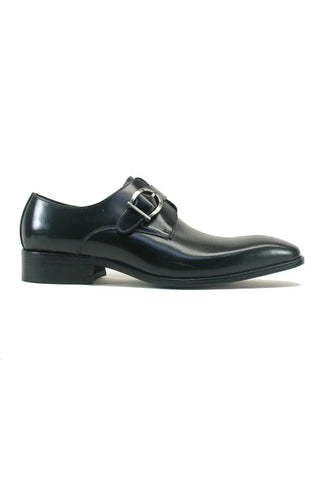 Carrucci KS503-35 Leather Single Monk-Strap
