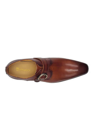 Carrucci KS503-35 Leather Single Monk-Strap