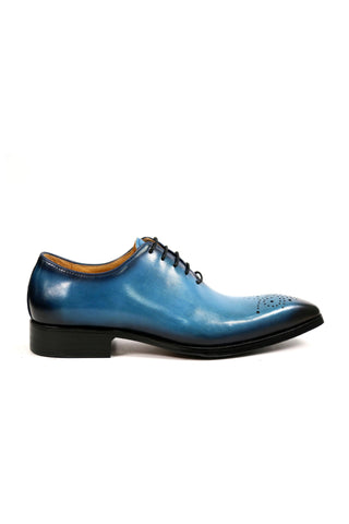 Carrucci KS503-36 Leather Whole cut Oxford-AmbrogioShoes
