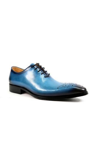 Carrucci KS503-36 Leather Whole cut Oxford-AmbrogioShoes
