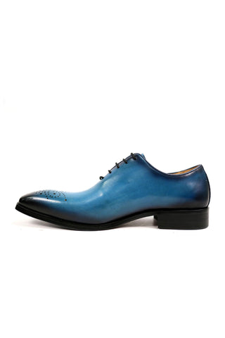 Carrucci KS503-36 Leather Whole cut Oxford-AmbrogioShoes