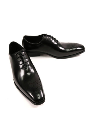 Carrucci KS503-36 Leather Whole cut Oxford-AmbrogioShoes