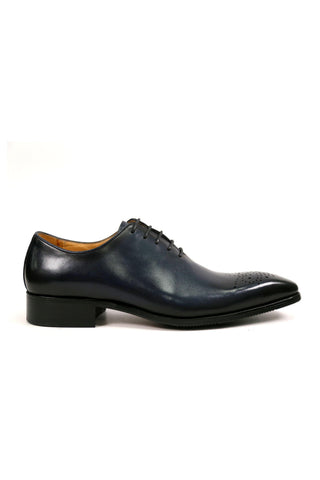 Carrucci KS503-36 Leather Whole cut Oxford-AmbrogioShoes