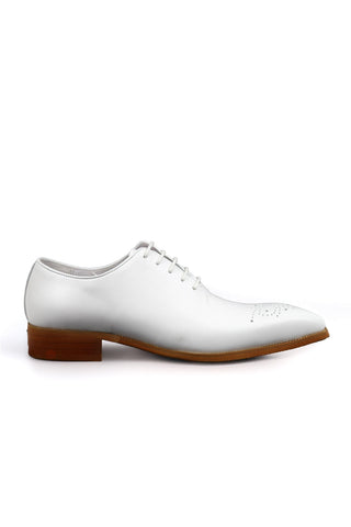 Carrucci KS503-36 Leather Whole cut Oxford-AmbrogioShoes