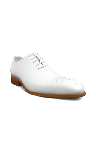 Carrucci KS503-36 Leather Whole cut Oxford-AmbrogioShoes