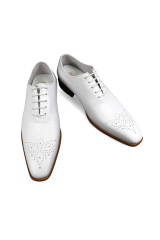 Carrucci KS503-36 Leather Whole cut Oxford-AmbrogioShoes