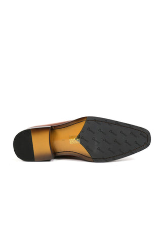 Carrucci KS503-36 Leather Whole cut Oxford-AmbrogioShoes