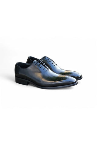 Carrucci KS503-36 Leather Whole cut Oxford-AmbrogioShoes