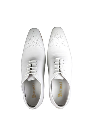 Carrucci KS503-36 Leather Whole cut Oxford-AmbrogioShoes