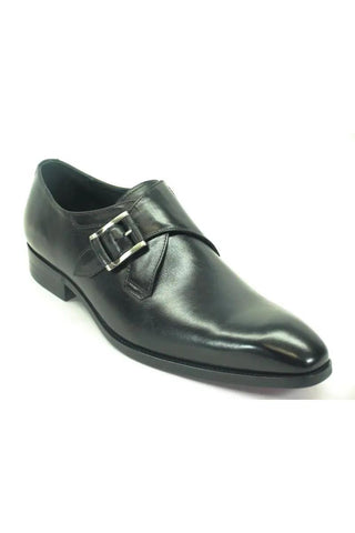 Carrucci KS503-39 Leather Single Monk-Strap