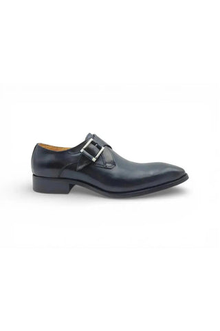 Carrucci KS503-39 Leather Single Monk-Strap