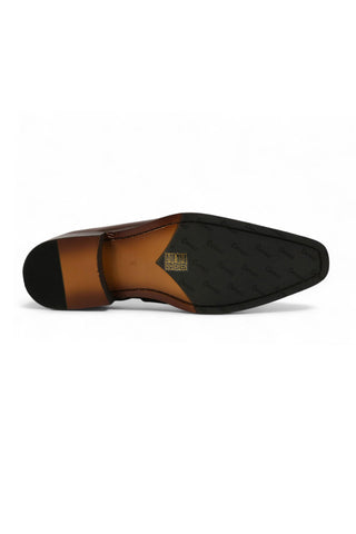Carrucci KS503-60 Leather Whole cut Loafer-AmbrogioShoes