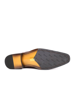Carrucci KS503-61E Alligator Embossed Leather Horsebit Loafer-AmbrogioShoes