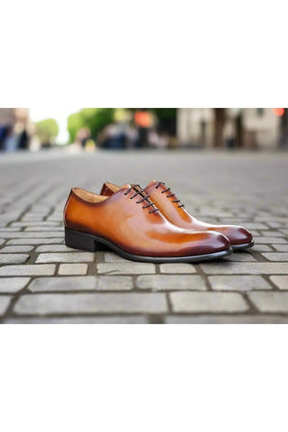 Carrucci KS505-12 Leather Oxford-AmbrogioShoes