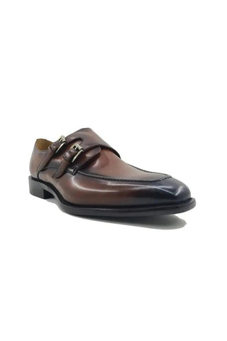 Carrucci KS509-05 Leather Double Monk-Strap