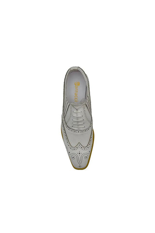Carrucci KS509-18 Men’s Shoes Calf-Skin Leather Wing-Tip Oxford