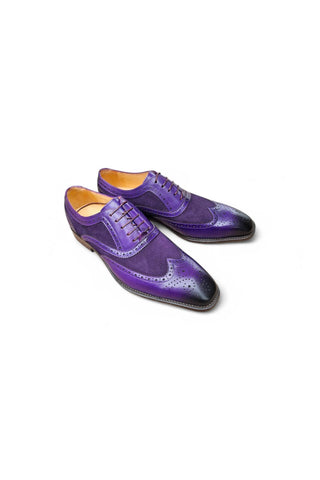 Carrucci KS509-25SC Suede & Leather Oxford-AmbrogioShoes