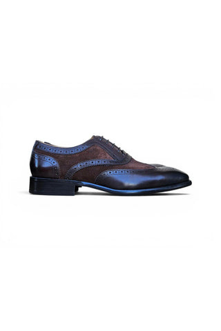 Carrucci KS509-25SC Suede & Leather Oxford-AmbrogioShoes