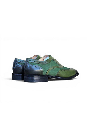 Carrucci KS509-25SC Suede & Leather Oxford-AmbrogioShoes