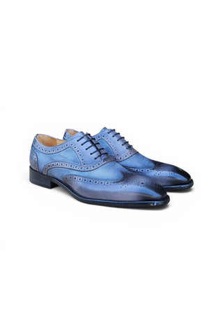 Carrucci KS509-25SC Suede & Leather Oxford-AmbrogioShoes