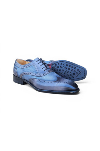 Carrucci KS509-25SC Suede & Leather Oxford-AmbrogioShoes