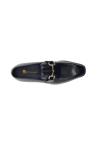 Carrucci KS509-28 Leather Horse-Bit Loafer