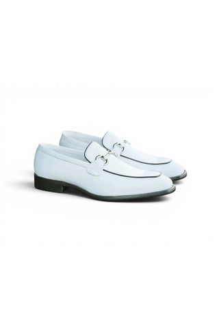 Carrucci KS509-28 Leather Horse-Bit Loafer