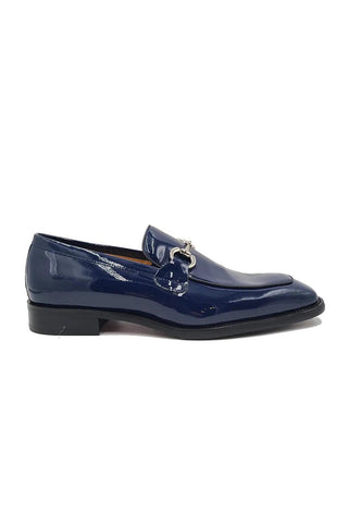Carrucci KS509-28P Patent Leather Horse-Bit Loafer-AmbrogioShoes