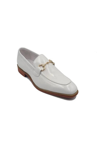 Carrucci KS509-28P Patent Leather Horse-Bit Loafer-AmbrogioShoes