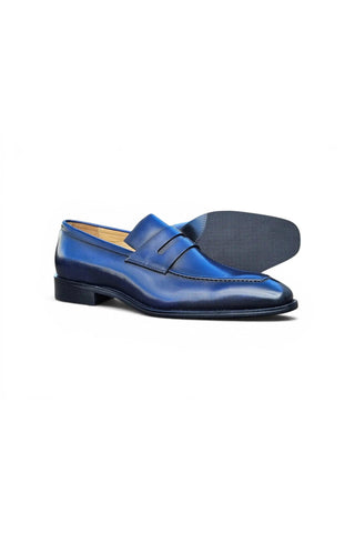 Carrucci KS509-32 Leather Penny Loafer-AmbrogioShoes