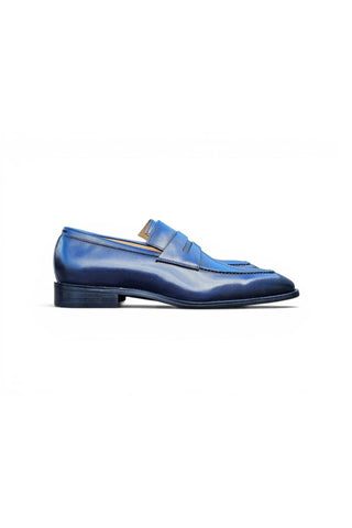 Carrucci KS509-32 Leather Penny Loafer-AmbrogioShoes