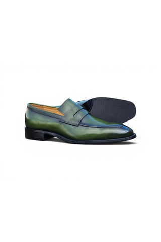 Carrucci KS509-32 Leather Penny Loafer-AmbrogioShoes
