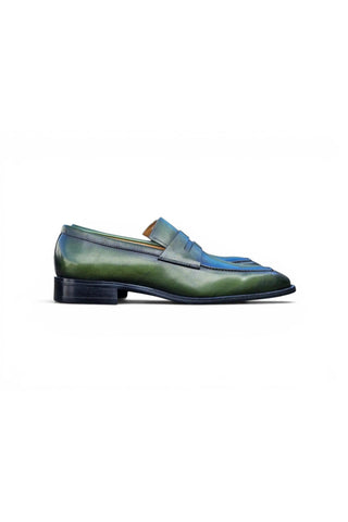 Carrucci KS509-32 Leather Penny Loafer-AmbrogioShoes