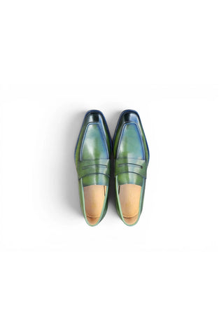 Carrucci KS509-32 Leather Penny Loafer-AmbrogioShoes