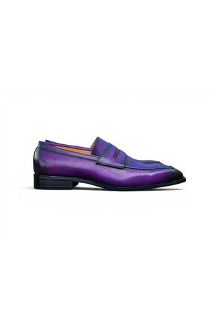 Carrucci KS509-32 Leather Penny Loafer-AmbrogioShoes